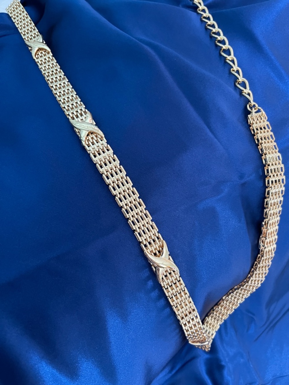 Gold-Tone Multi-Link Women's Necklace